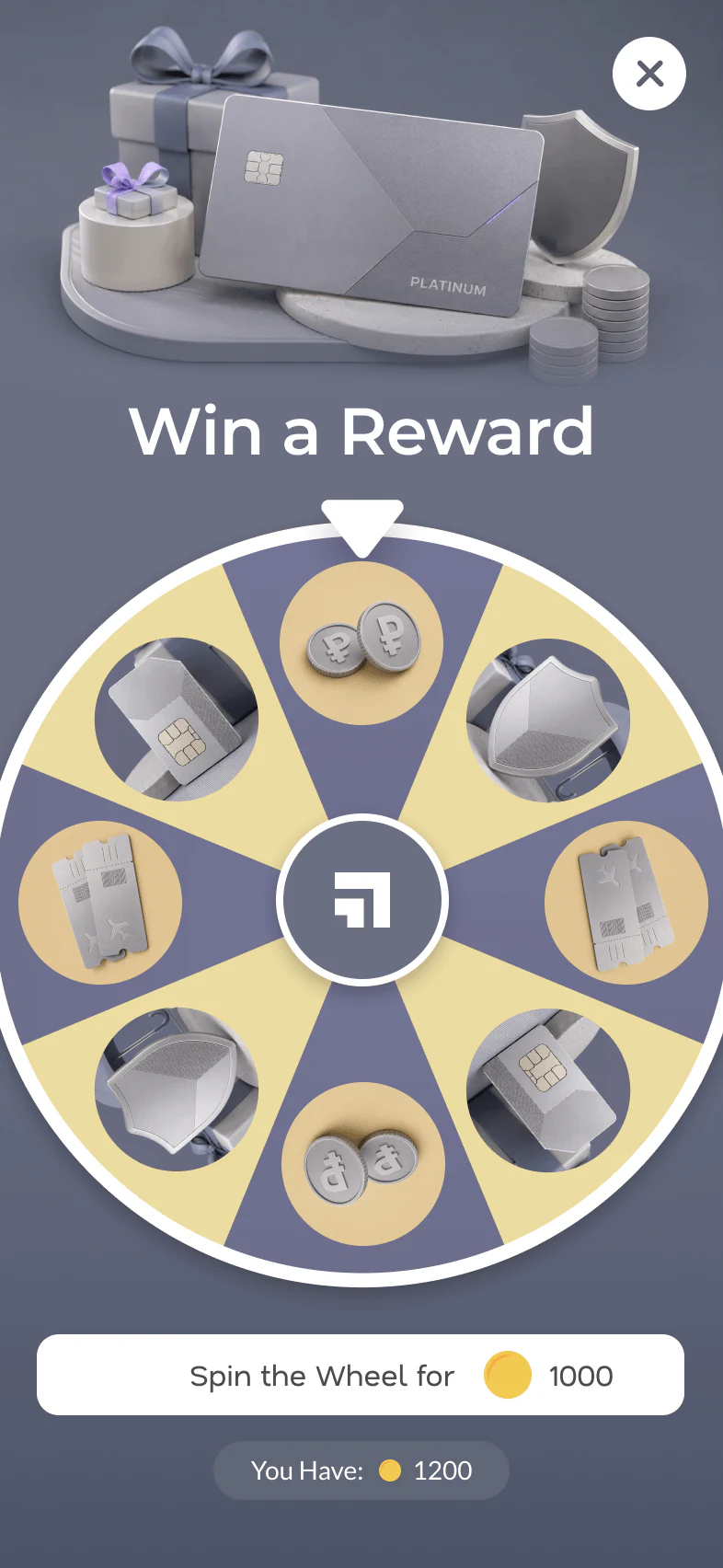 Interactive banking rewards campaign