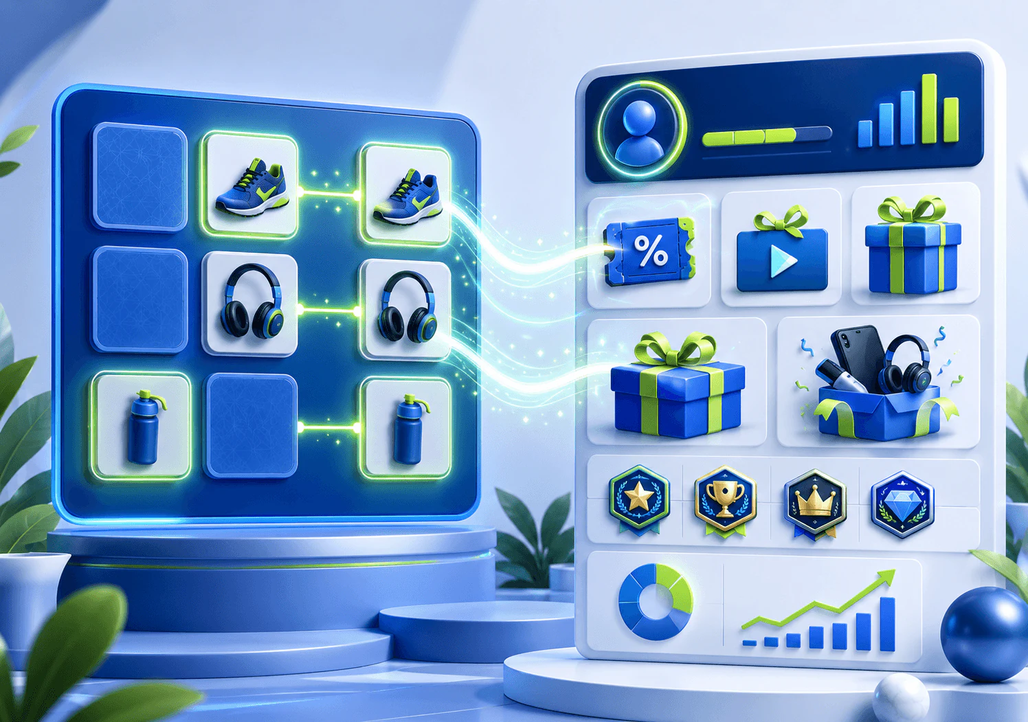 ResultFly matching game screen with connected cards and campaign controls