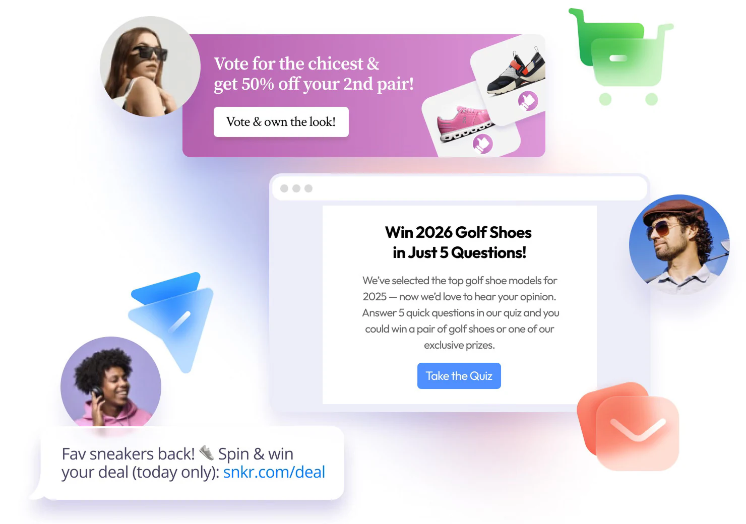 Personalized marketing messages across email, web, and mobile channels