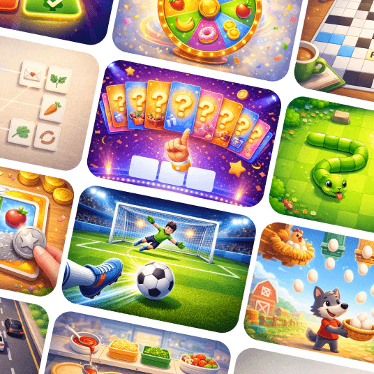 Interactive game collecting rewards